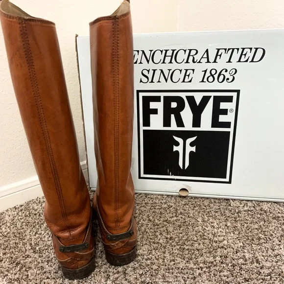 Gently worn Frye, leather Riding Boots - Picture 2 of 5